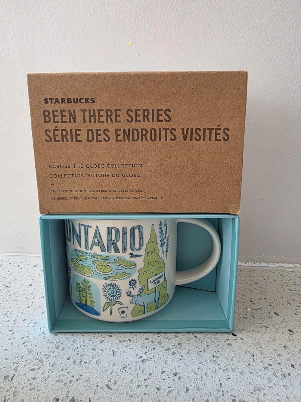 Starbucks Been There Series Ontario Mug - Light Blue & Cream